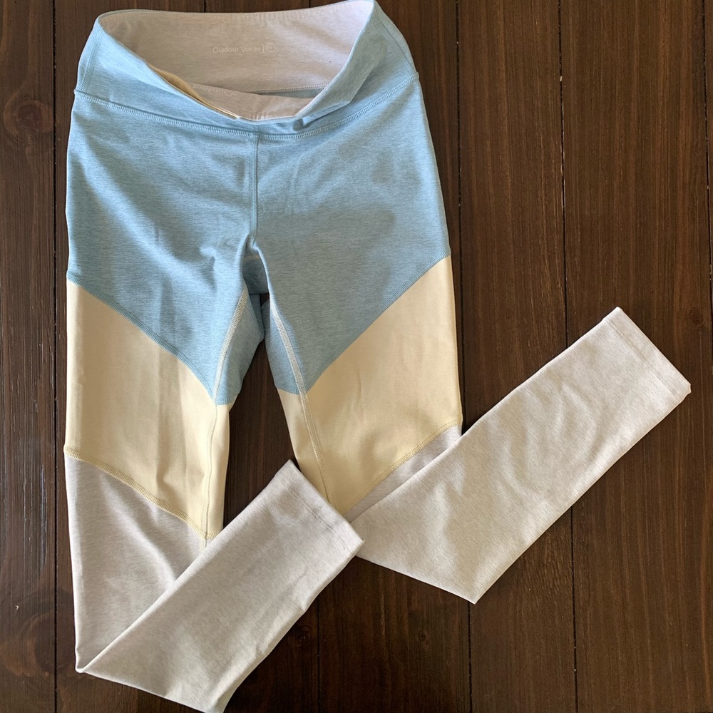 Outdoor Voices 7/8 Spring Leggings EUC